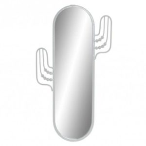Zrkadlo Kaktus Zrkadlo v kovovom ráme v tvare kaktusu. Rozmery: 50 x 28 x 1,8 cm Materiál: kov