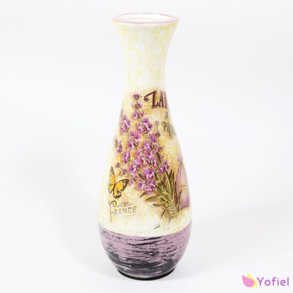 Keramická váza Levanduľa Materiál: keramika Rozmery - výška: 20cm