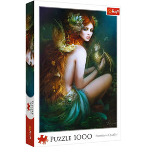 Fantasy puzzle Trefl - Draci a víla 1000 dielov Nádherné puzzle pre milovníkov fantasy motívov.